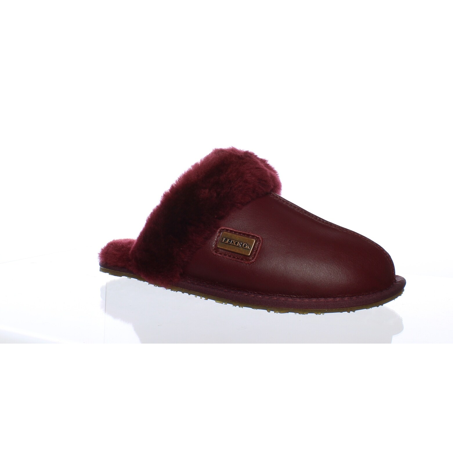 burgundy mules womens