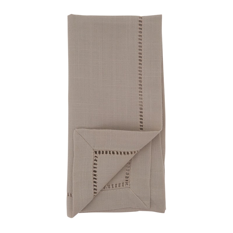 Classic Hemstitch Border Dinner Napkin (Set of 12)