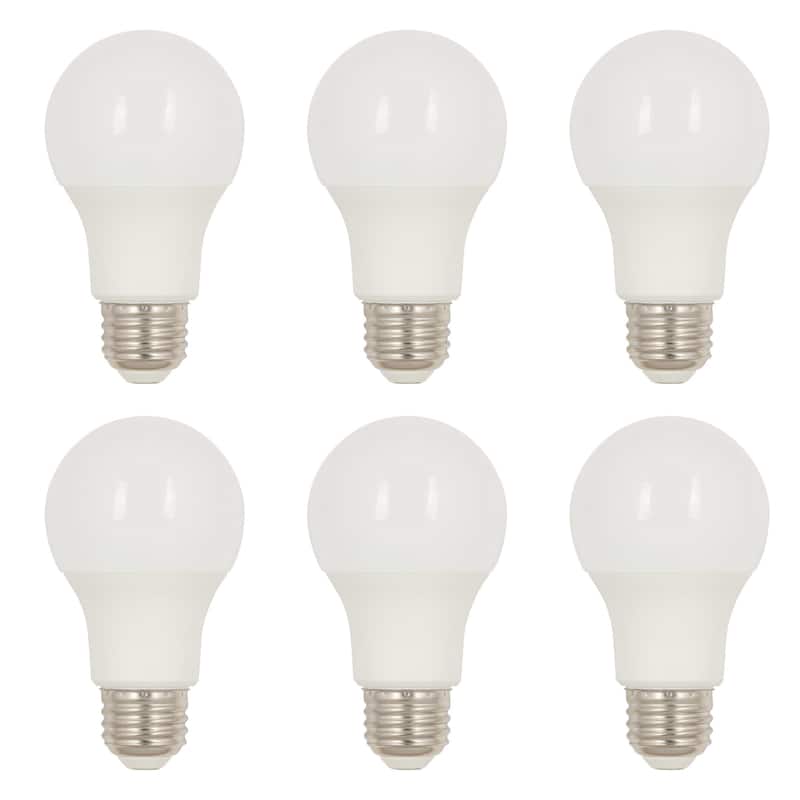 Westinghouse Lighting 5 Watt (40 Watt Equivalent) A19 Cool White LED Light Bulb, Medium Base, 6 Pack - 6-Pack