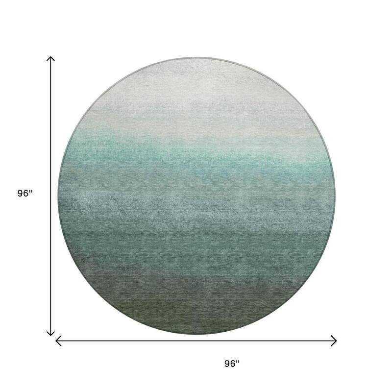 HomeRoots Ombre Transitional Rectangle Outdoor Rug