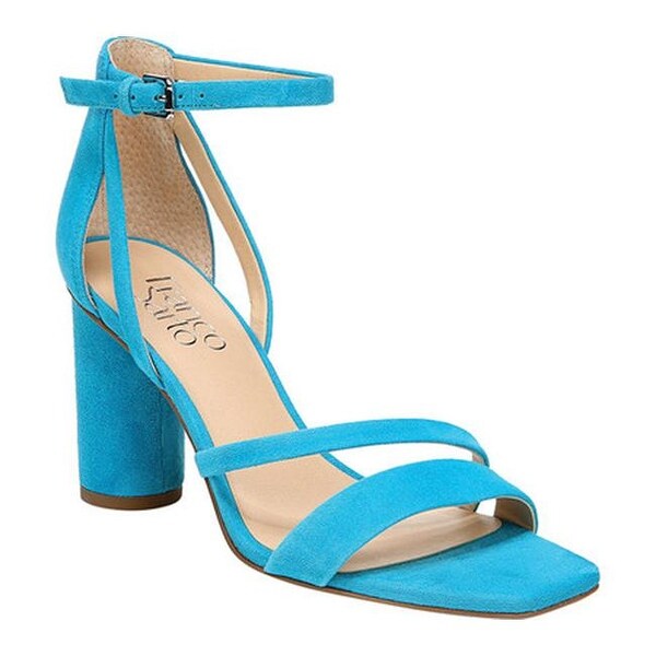 teal strappy sandals