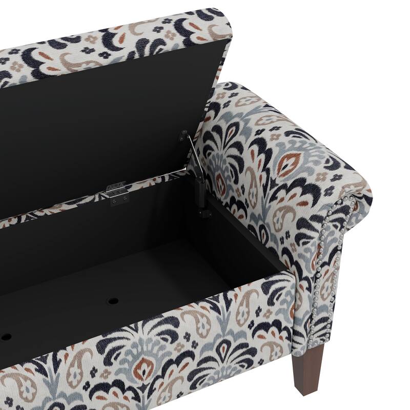 Conrad Versatile Storage Ottoman for Living Spaces