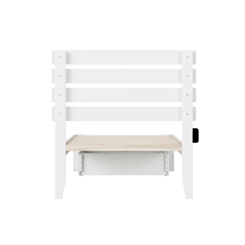 Oxford Platform Bed with Foot Drawer