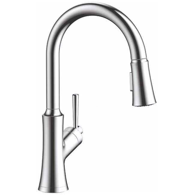 Hansgrohe Joleena 1.75 GPM Pull Down Kitchen Faucet HighArc Spout with - Chrome