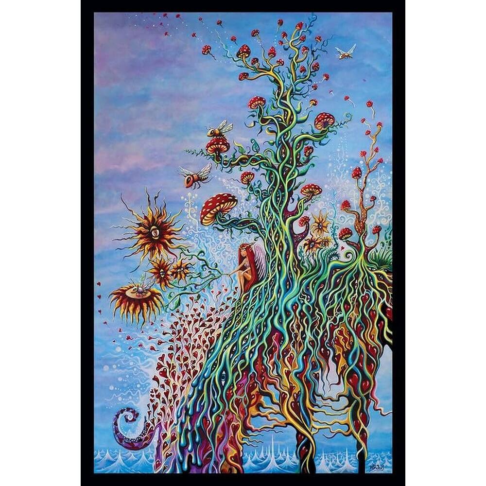 Lucid Garden by Mike DuBois Art Poster - 24 x 36 Inch