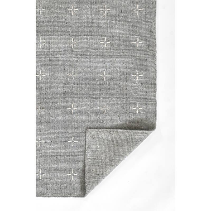 Momeni Oliver Geometric Wool and Polyester Hand Loomed Area Rug