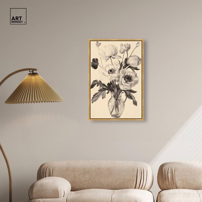 Herbarium's Hush III Canvas by Art Remedy