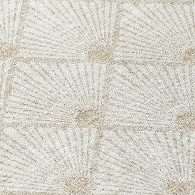 Machine Washable Indoor/ Outdoor Chantille Modern Shells Rug