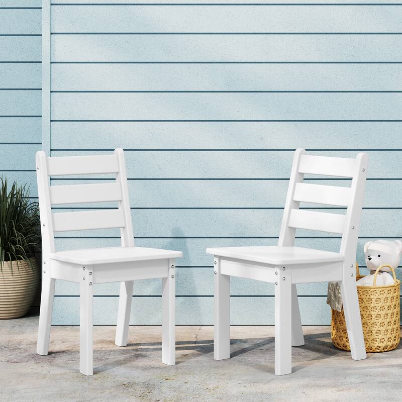 Polytrends Garden Party Kids Outdoor Dining Chair (Set of 2)