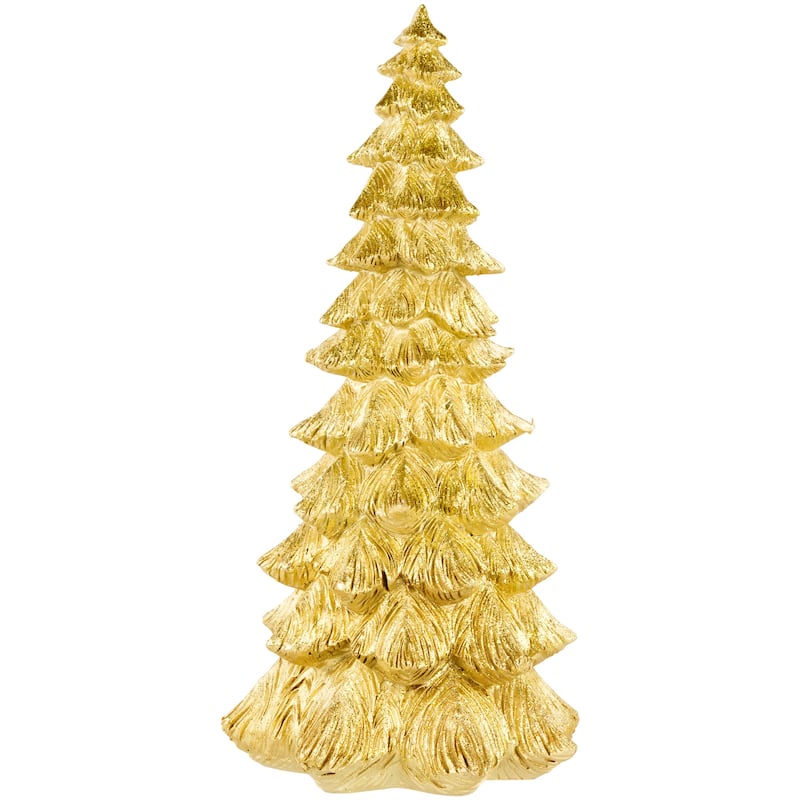 Metallic Woodland Tree Christmas Decoration - 12.5"