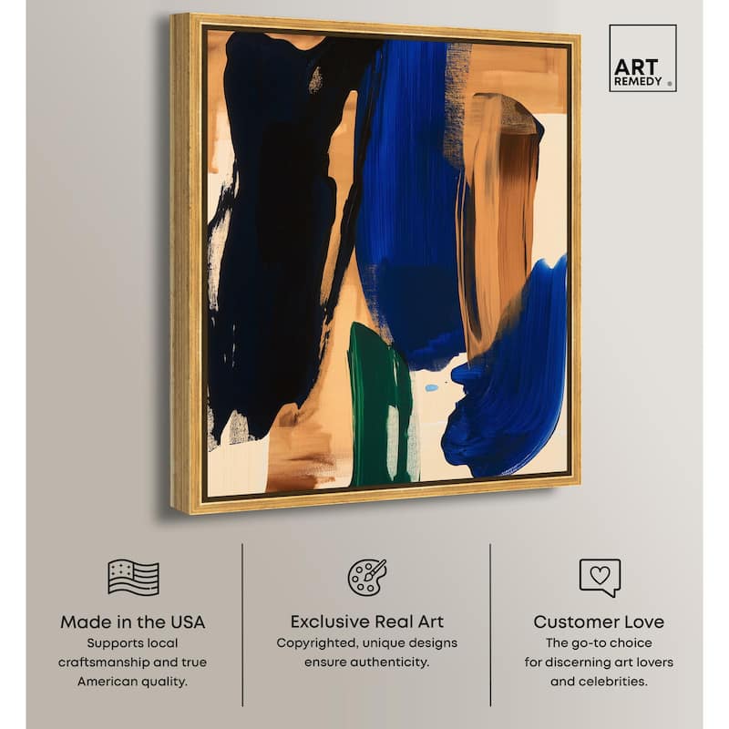 Ochre Odyssey Canvas by Art Remedy