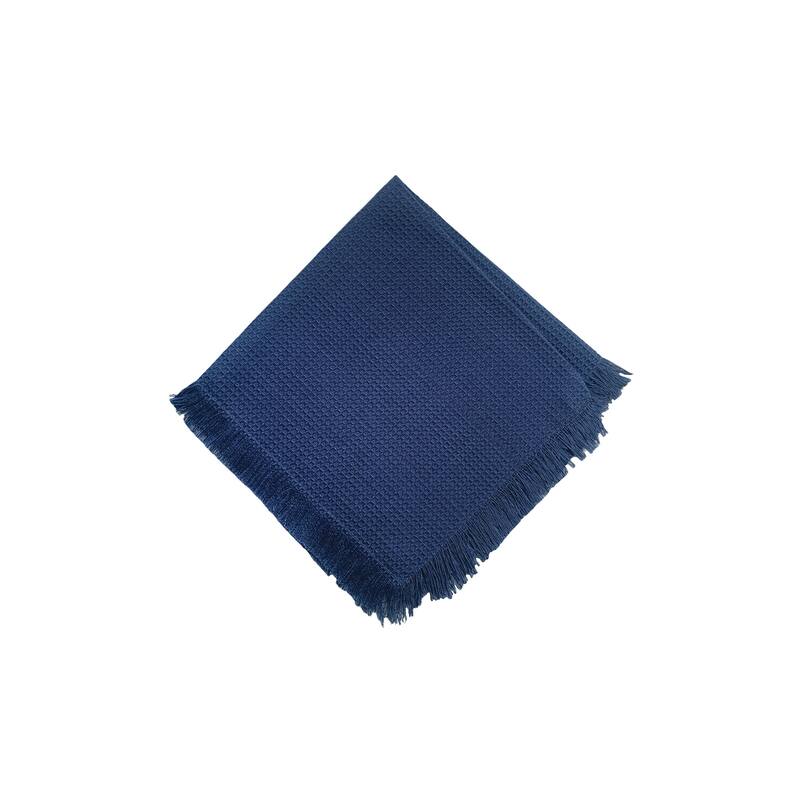 Waffle Weave Navy Napkin Set of 6