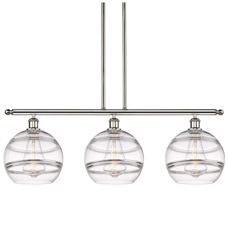 Innovations Lighting 516-3I-13-37 Rochester Pendant Rochester 3 Light - Polished Nickel / Clear