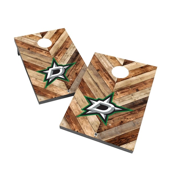 slide 2 of 5, Dallas Stars 2x4 NHL Cornhole Bag Toss Include Carry Case