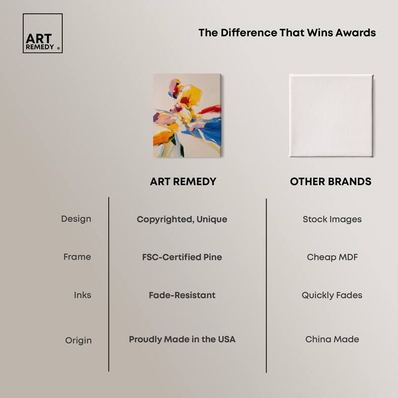 Flippant Bloom I Canvas by Art Remedy, Gallery Wrapped