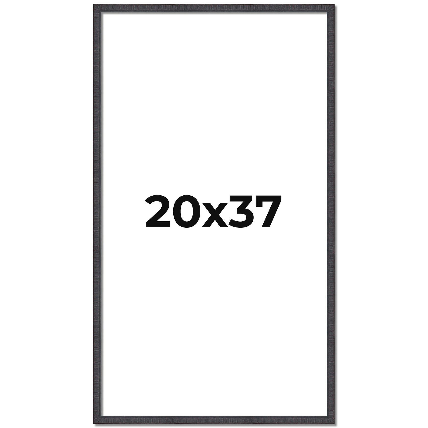 20x37 Frame Brown Solid Wood Picture Frame - Complete Modern Photo