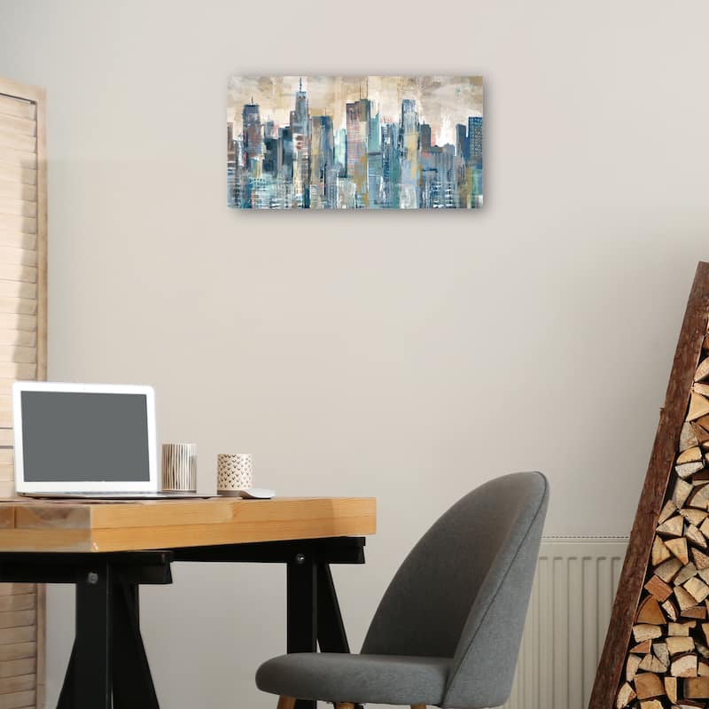 Urban Hues By Studio Arts Canvas Art Print