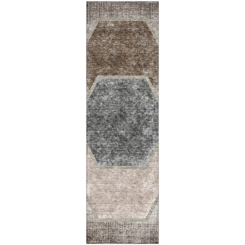 Premium Washable Super Soft Modern Hexy Mayfield Rug