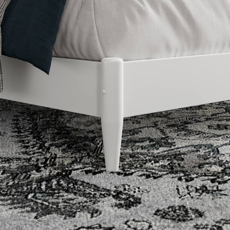 Charlotte Solid Wood Low Profile Platform Bed