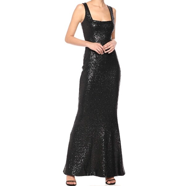 dress the population black gown