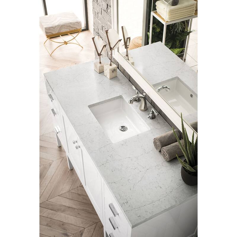 James Martin Vanities Addison 60" Single Basin Hardwood Vanity Set