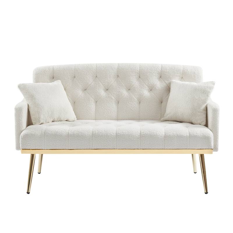 Teddy fabric 2 seater sofa for Living Room, Entryway, Hallway, Office