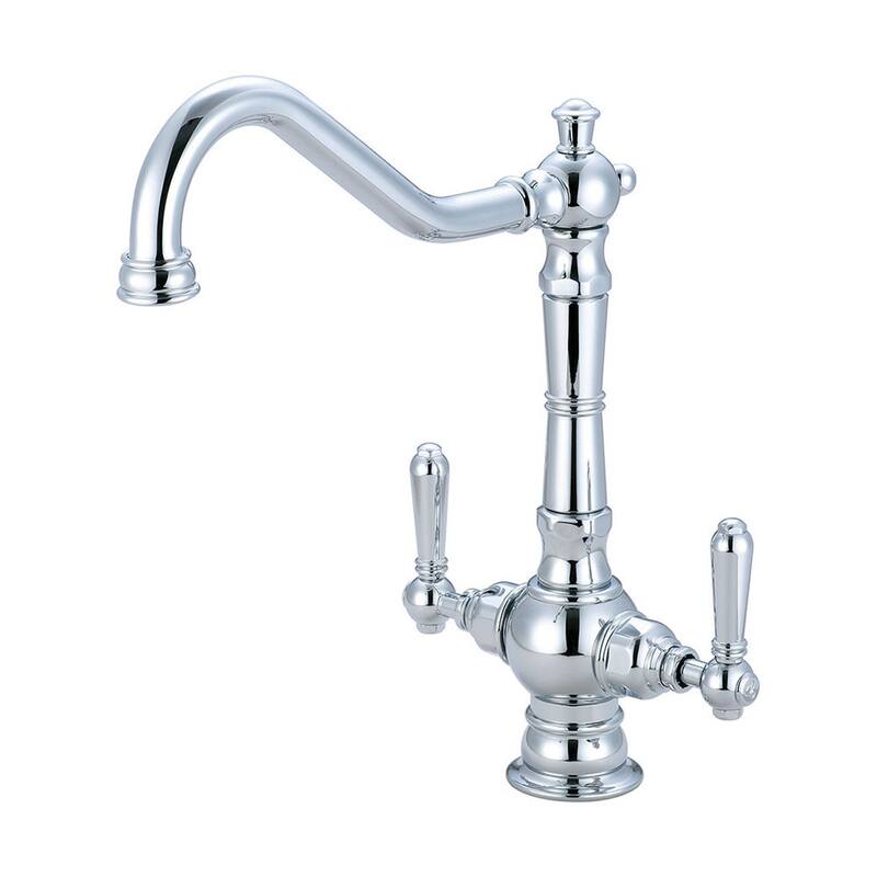 Pioneer Faucets Americana 1.5 GPM Single Hole Kitchen Faucet with - Polished Chrome