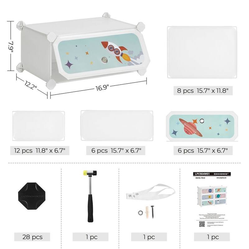 Kids Shoe Storage Solutions with Convenient Doors and Metal Wire Frame Perfect for Playrooms or Entryways