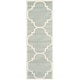 preview thumbnail 75 of 112, SAFAVIEH Handmade Chatham Vicie Modern Wool Rug 2'3" x 11' Runner - Grey/Ivory - Runner
