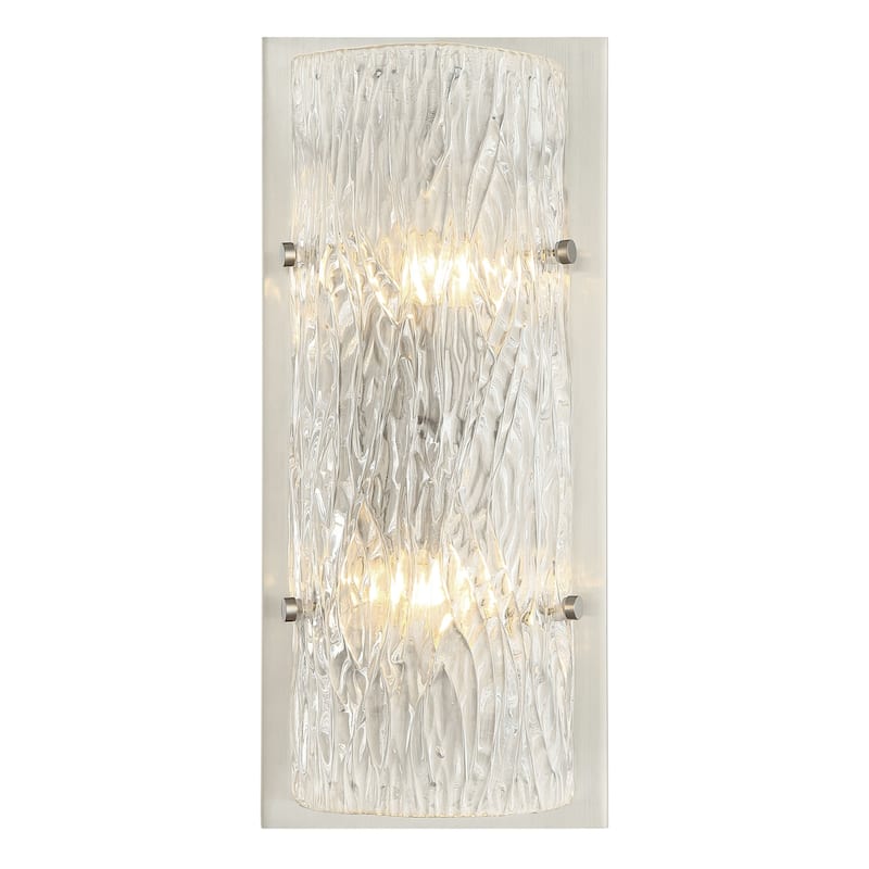 Varaluz Morgan 2-Light Sconce - Brushed Nickel