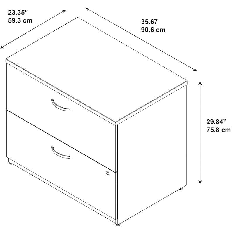 Series C 2 Drawer Lateral File Cabinet by Bush Business Furniture