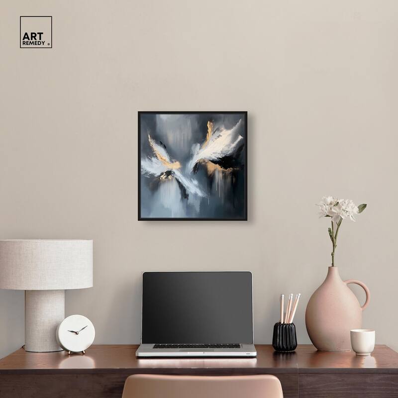 Wings of Gold Canvas by Art Remedy