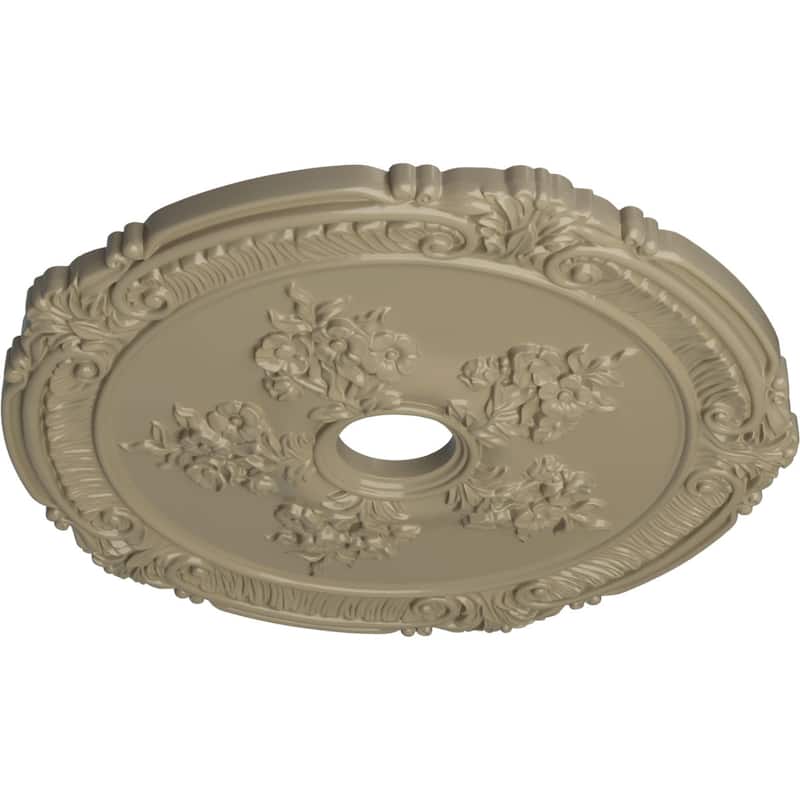 26"OD x 3 3/4"ID x 1 1/2"P Attica with Rose Ceiling Medallion