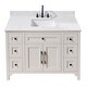 preview thumbnail 38 of 49, Altair Trento Bathroom Vanity Countertop in Aosta White Finish
