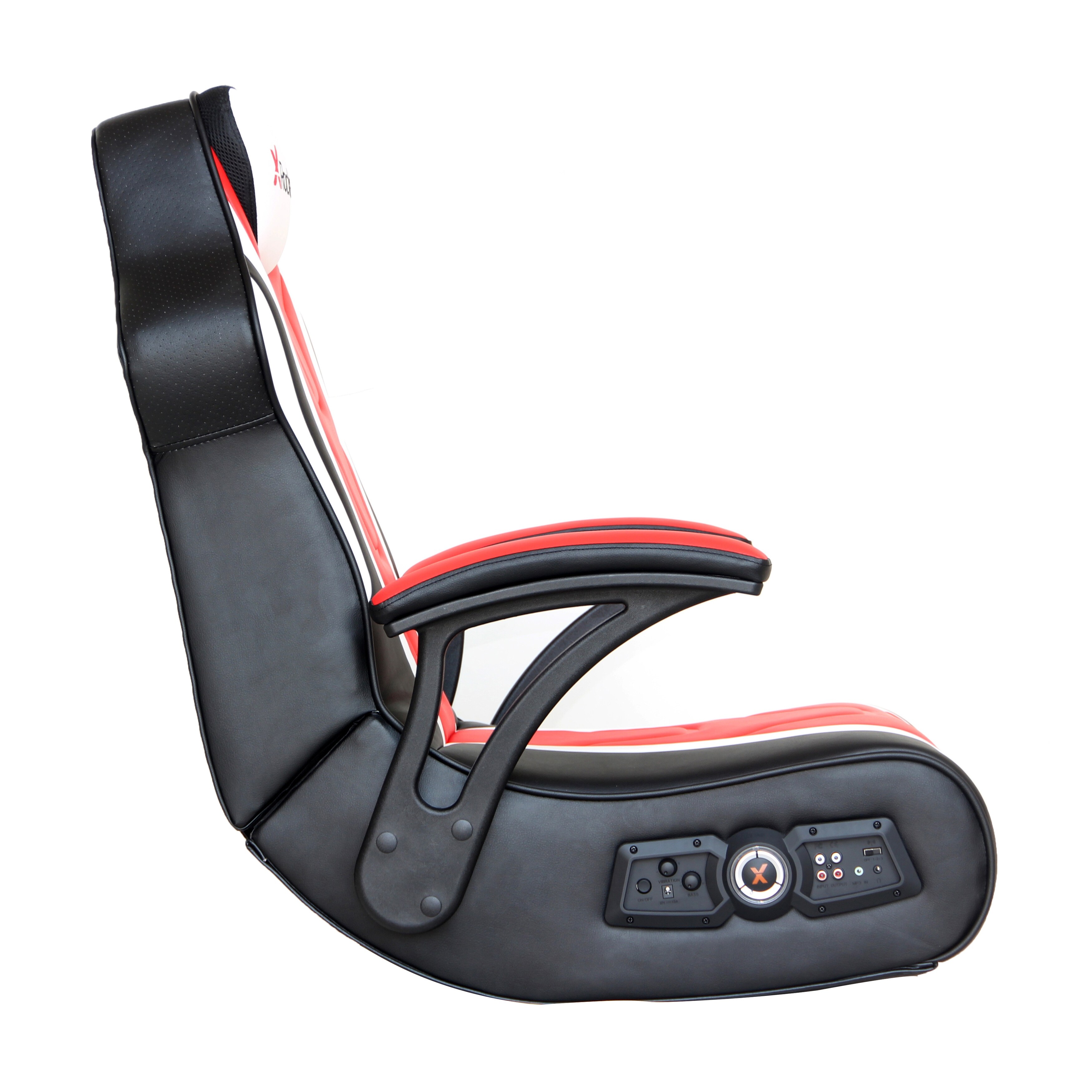 X Rocker Hurricane Wireless Gaming Chair, Black, Red, White
