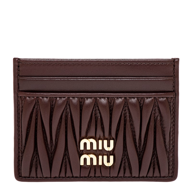 Miu Miu Matelassé Card Holder