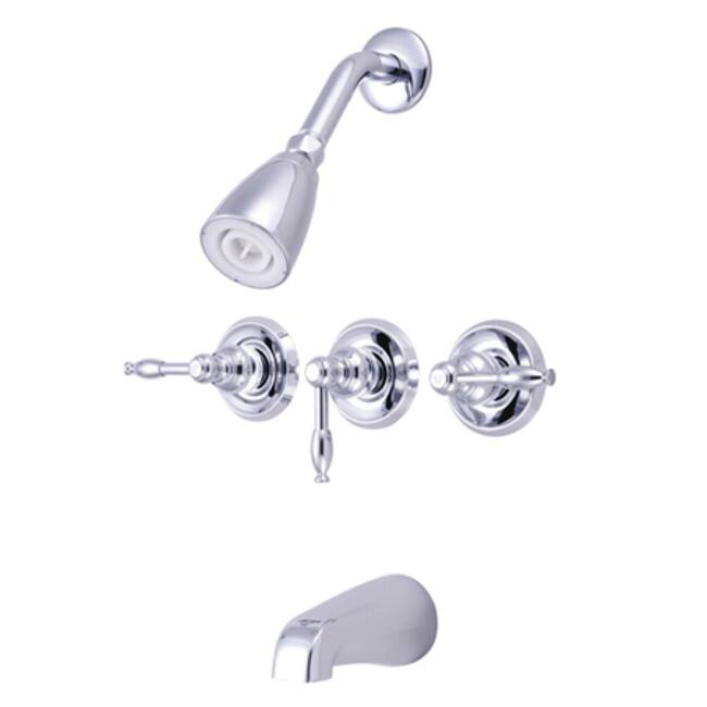 Kingston Brass Magellan Tub and Shower Trim with Single Function - Polished Chrome