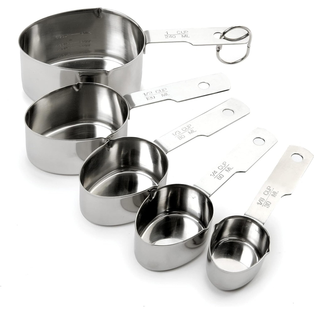 1/4 Cup (4 Tbsp | 60 ml | 60 CC | 2 oz) Measuring Cup, Stainless Steel Measuring Cups, Metal Measuring Cup, Kitchen Gadgets for Cooking