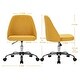 preview thumbnail 11 of 33, Home Office Chair Twill Fabric Ergonomic Desk Chair Computer Task Chair Vanity Chair
