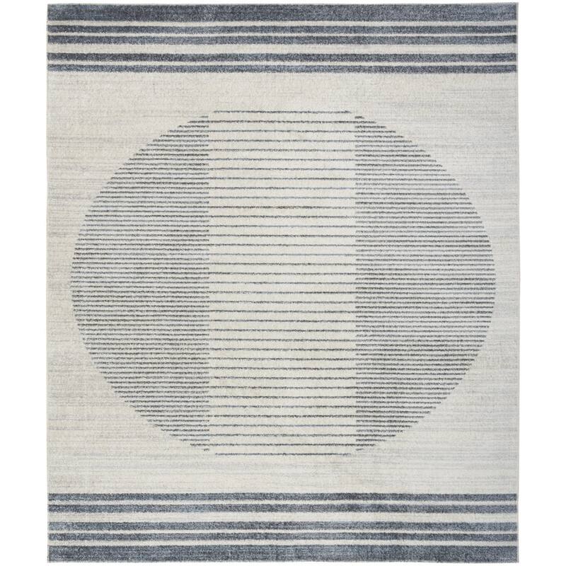 HomeRoots Geometric Modern Rectangle Area Rug
