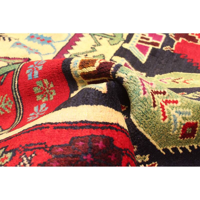 ECARPETGALLERY Hand-knotted Teimani Cream Wool Rug - 3'0 x 4'10