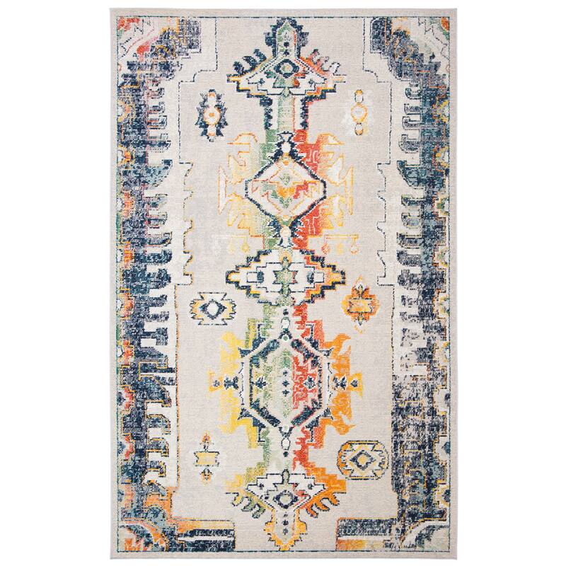 SAFAVIEH Crystal Zahariea Boho Distressed Rug
