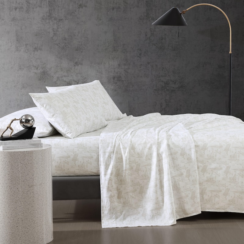 Kenneth Cole Printed Cozy Bonus Sheet Sets