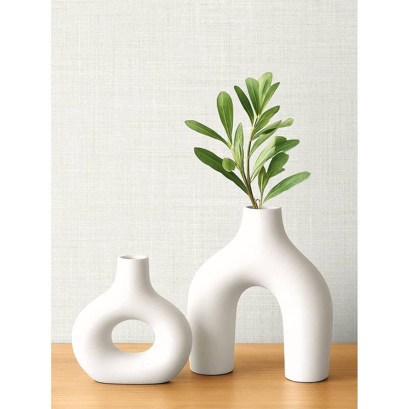 Seabrook Designs Vespia Faux Non-Woven Unpasted Wallpaper