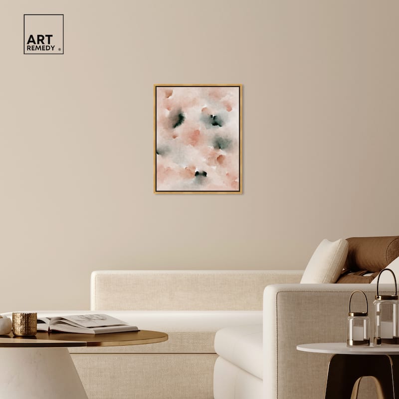 Art Remedy Smore'S Marshmallows Framed Watercolor Boho Abstracts