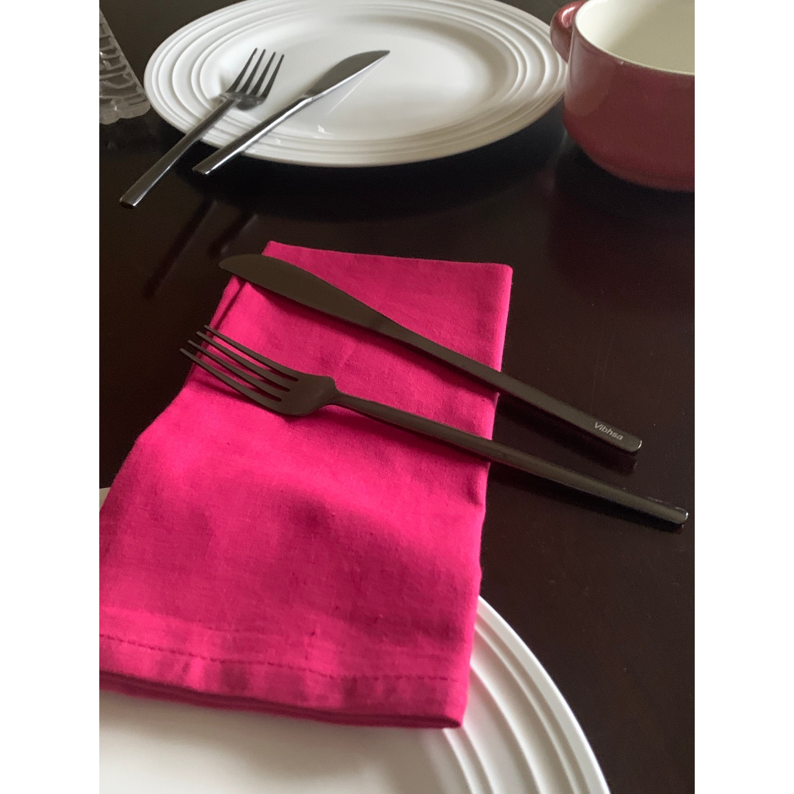 VIBHSA Dinner Forks and Dinner Knives Set of 12 pieces