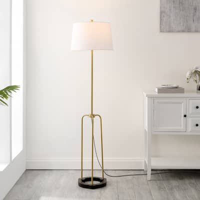 SAFAVIEH Lighting Lydie 62-inch Floor Lamp - 16 in. W x 16 in. D x 62 in. H
