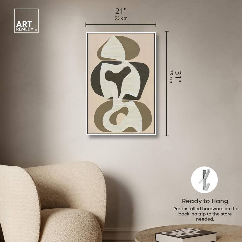 Shapes of Sage II Canvas by Art Remedy