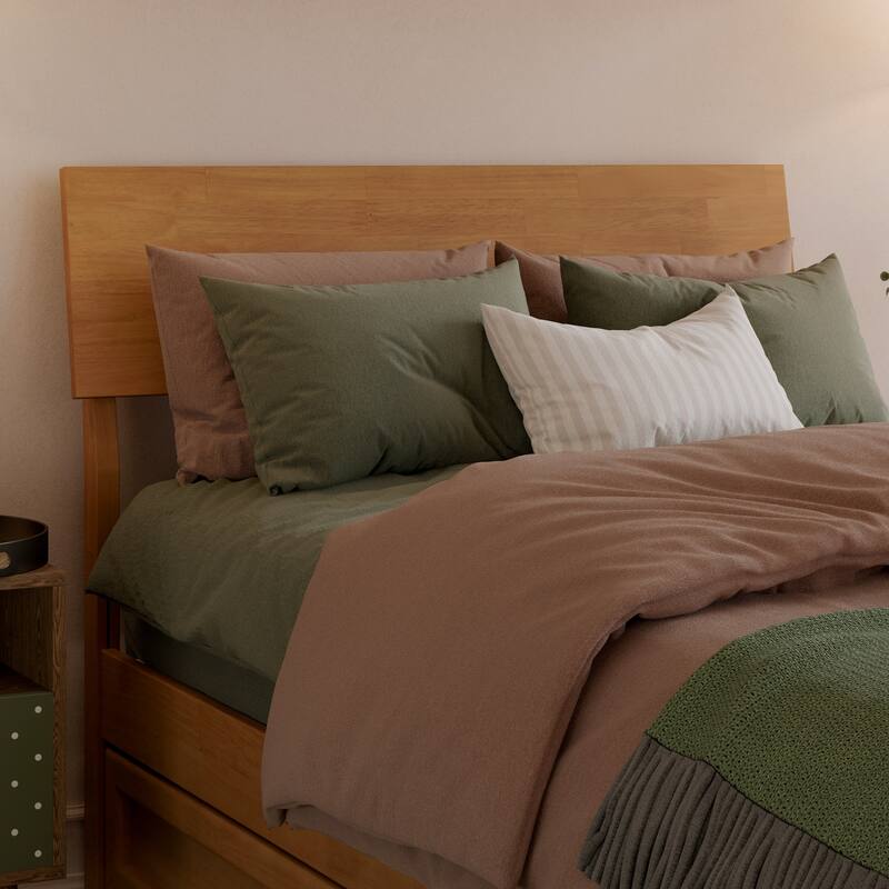 Norla Wood Platform Bed with Storage Drawers