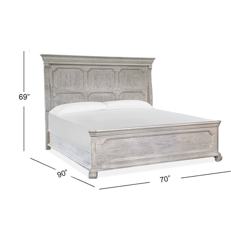 Magnussen Home Bronwyn Alabaster Panel Bed